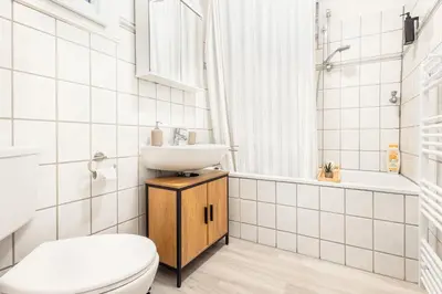 Ein Badezimmer in der Unterkunft Haus Lahnblick Bleser Appartements