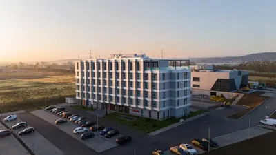 Das Gebäude in dem sich das Hotel befindet
