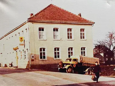 Das Gebäude in dem sich die Ferienwohnung befindet