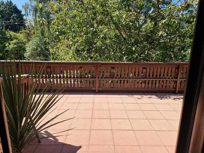 Ein Balkon oder eine Terrasse in der Unterkunft Ferienwohnung Flair