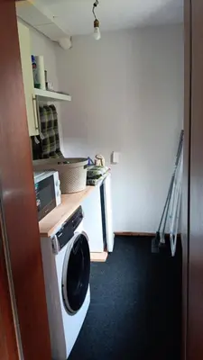 Küche/Küchenzeile in der Unterkunft Ninas Ferienwohnung