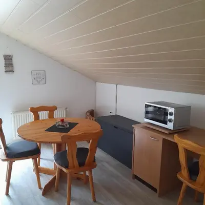 Küche/Küchenzeile in der Unterkunft Bichlhof Bärfra Ferienwohnung Fernsicht