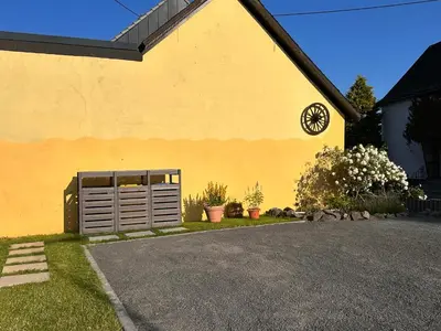 Das Gebäude in dem sich die Ferienwohnung befindet