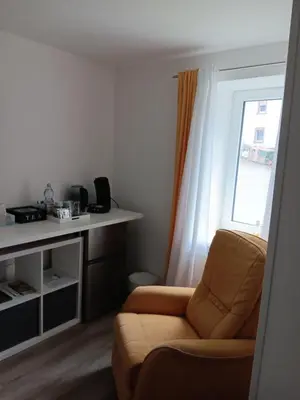 Ein Sitzbereich in der Unterkunft Ninas & Andrejs Gästezimmer