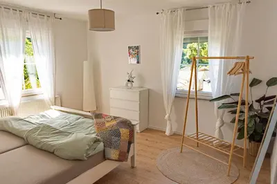 Ein Bett oder Betten in einem Zimmer der Unterkunft 70qm Pure Erholung in bester Lage