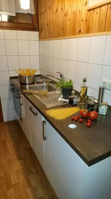 Küche/Küchenzeile in der Unterkunft Ferienhaus Freilingen 74