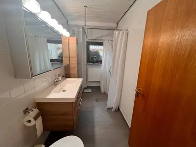 Ein Badezimmer in der Unterkunft Ferienwohnung Zum Kallenborn