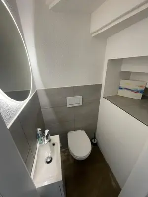Ein Badezimmer in der Unterkunft MiniLoft Andernach