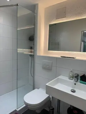 Ein Badezimmer in der Unterkunft Ferienwohnung Bingen