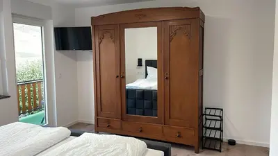 Ein Bett oder Betten in einem Zimmer der Unterkunft Panoramaapartment Wine & Castle