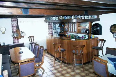 Lounge oder Bar in der Unterkunft Pension Hilberath