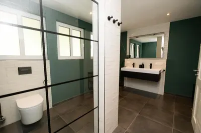 Ein Badezimmer in der Unterkunft Wohnung mit Panoramablick Nähe Nürburgring