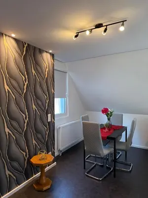 Ein Sitzbereich in der Unterkunft AdiFerienwohnung