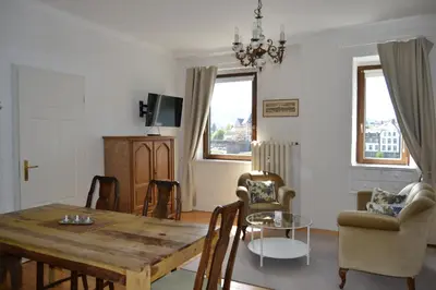 TV/Unterhaltungsangebot in der Unterkunft Ferienwohnungen am Stadtpalais Fewo-Landshut