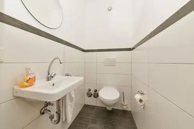 Ein Badezimmer in der Unterkunft Alte Brauerei Wohnung 8