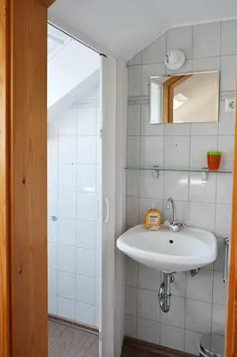 Ein Badezimmer in der Unterkunft Ferienwohnungen am Stadtpalais Haus Weinberg