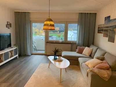 TV/Unterhaltungsangebot in der Unterkunft Ferienwohnung am Lahnpark