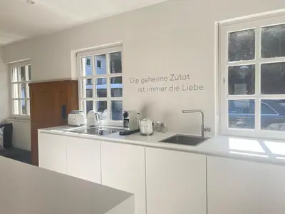 Küche/Küchenzeile in der Unterkunft Moselfreude Heimat