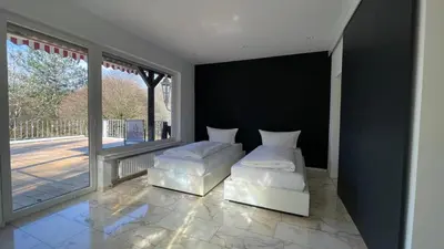 Ein Bett oder Betten in einem Zimmer der Unterkunft Moselfreude Heimat