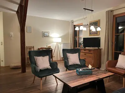 TV/Unterhaltungsangebot in der Unterkunft Ferienhaus Ausonius
