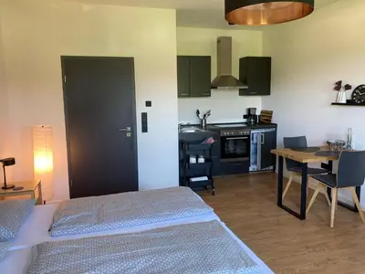 Küche/Küchenzeile in der Unterkunft Appartement Willems