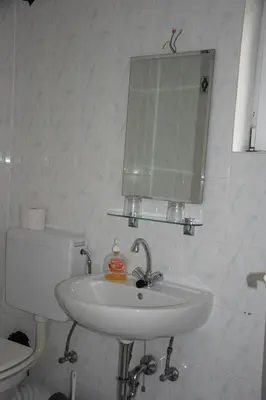Ein Badezimmer in der Unterkunft Bergmühle Simmertal