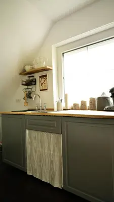 Küche/Küchenzeile in der Unterkunft Greenhell Farmhouse