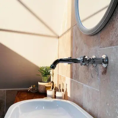Ein Badezimmer in der Unterkunft Greenhell Farmhouse