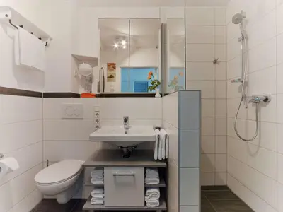Ein Badezimmer in der Unterkunft Alte Brauerei Wohnung 15