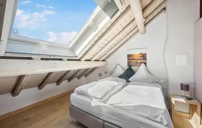 Ein Bett oder Betten in einem Zimmer der Unterkunft Haus Feuerhardt