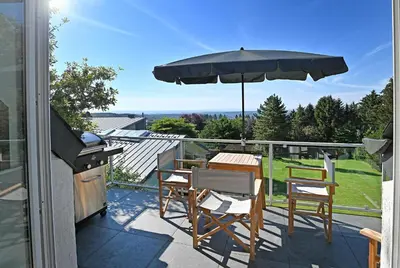 Ein Balkon oder eine Terrasse in der Unterkunft May Chalet