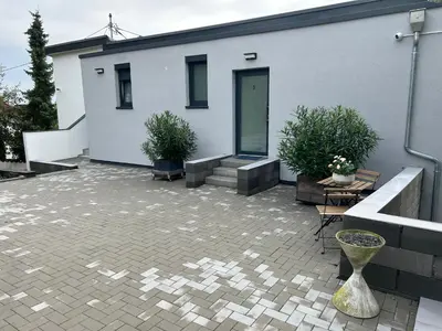 Das Gebäude in dem sich die Ferienwohnung befindet