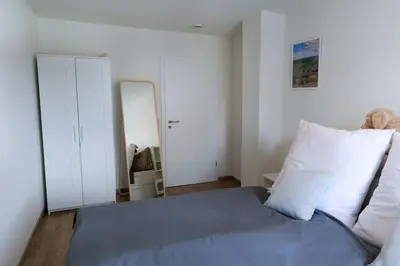 Ein Bett oder Betten in einem Zimmer der Unterkunft Mosel Appartment Two - MIS
