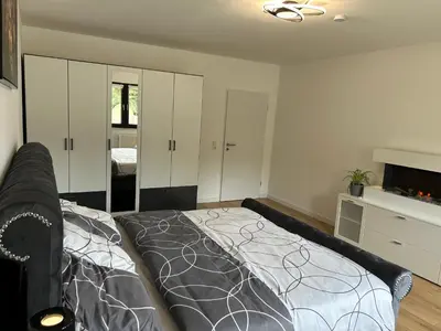 Ein Bett oder Betten in einem Zimmer der Unterkunft Greenview Apartment Trier - 3 beds 2 bedrooms