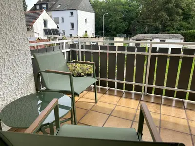 Ein Balkon oder eine Terrasse in der Unterkunft Greenview Apartment Trier - 3 beds 2 bedrooms
