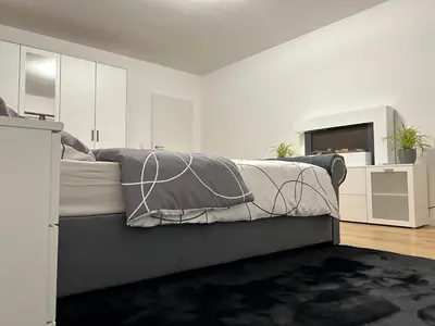 Ein Bett oder Betten in einem Zimmer der Unterkunft Greenview Apartment Trier - 3 beds 2 bedrooms