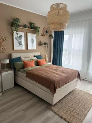 Ein Bett oder Betten in einem Zimmer der Unterkunft Appartement's in Mayen