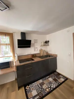 Küche/Küchenzeile in der Unterkunft Ferienhaus Auszeit