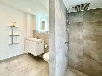 Ein Badezimmer in der Unterkunft Tamara Apartments