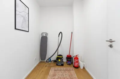 Grundriss der Unterkunft Design-Apartments in Top Lage - Familienfreundlich - Küche - Parkplätze - Fahrradstellplätze - Streaming