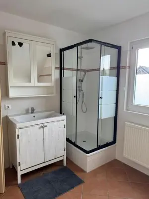 Ein Badezimmer in der Unterkunft Familien Ferienhaus im Grünen in direkter Nähe zum Nürburgring