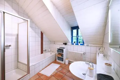 Ein Badezimmer in der Unterkunft Auszeit am Glan