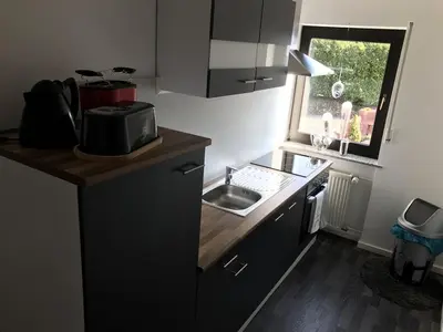 Küche/Küchenzeile in der Unterkunft Haus Silvia