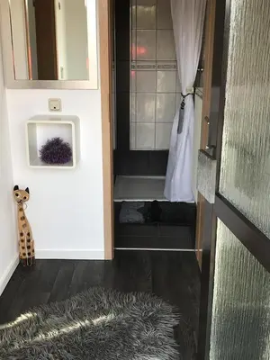 Ein Badezimmer in der Unterkunft Haus Silvia