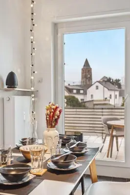 Grundriss der Unterkunft DD Homes - Haus im Grünen - 7 Betten,3 SZ,Terrasse,110 qm