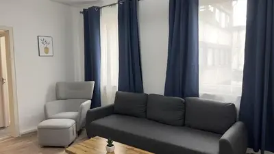 Ein Sitzbereich in der Unterkunft Koblenz Executive Suites
