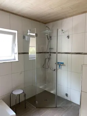 Ein Badezimmer in der Unterkunft Ferienwohnung Bangert
