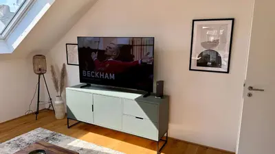 TV/Unterhaltungsangebot in der Unterkunft Mosel Home Apartments - Netflix - modern & zentral