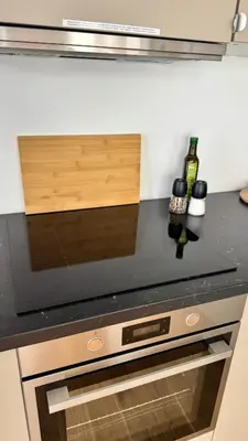 Küche/Küchenzeile in der Unterkunft Mosel Home Apartments - Netflix - modern & zentral