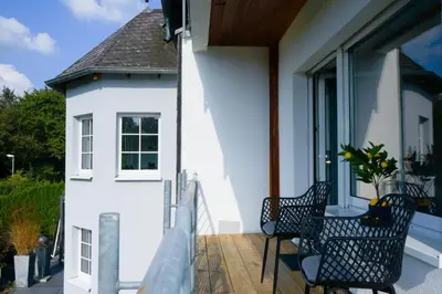 Ein Balkon oder eine Terrasse in der Unterkunft Landliebe Nummer 10